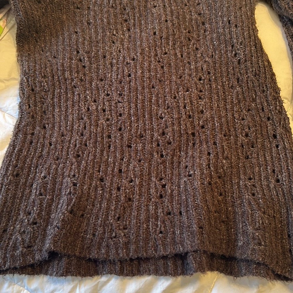 Free People open weave sweater